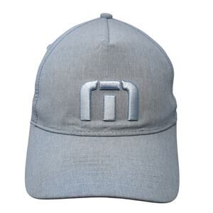 Travis Matthew Snapback Hat Blue One Size Adjustable Embroidered 6 Panel